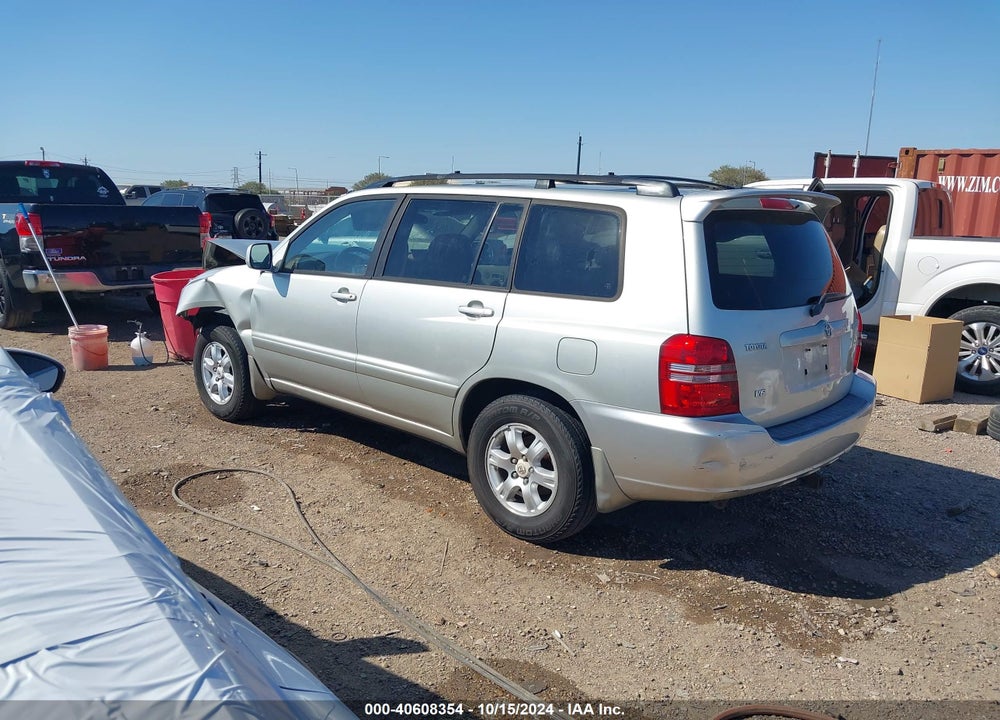 2003 TOYOTA HIGHLANDER V6 VIN: JTEGF21A430082458