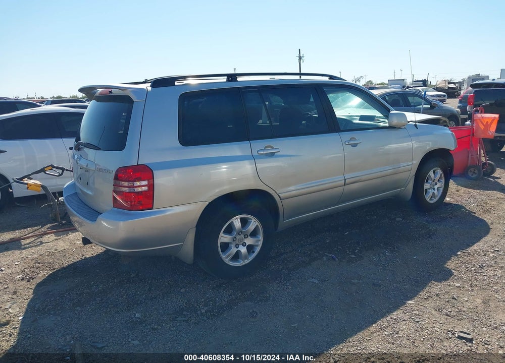 2003 TOYOTA HIGHLANDER V6 VIN: JTEGF21A430082458