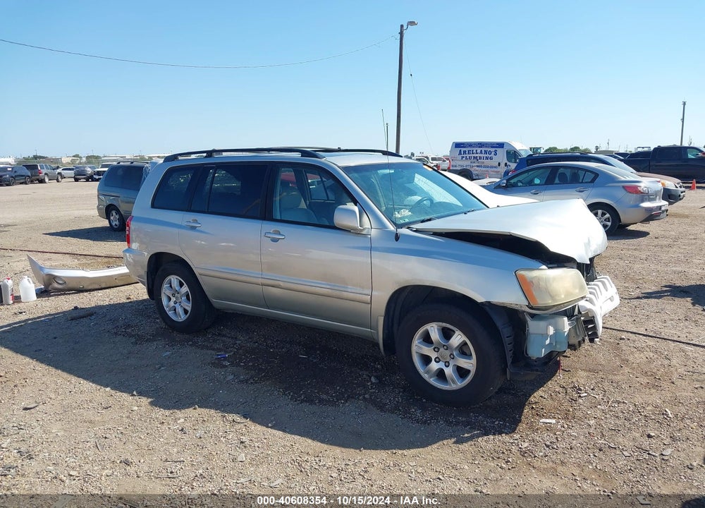 2003 TOYOTA HIGHLANDER V6 VIN: JTEGF21A430082458