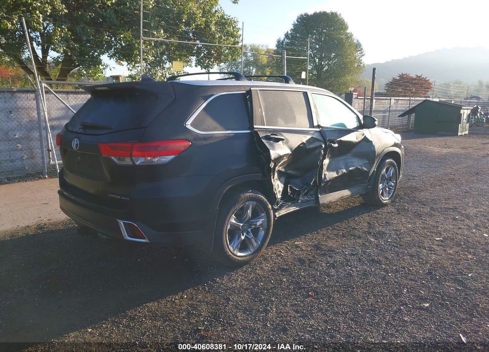 2019 TOYOTA HIGHLANDER LIMITED/PLATINUM VIN: 5TDDZRFH6KS735090
