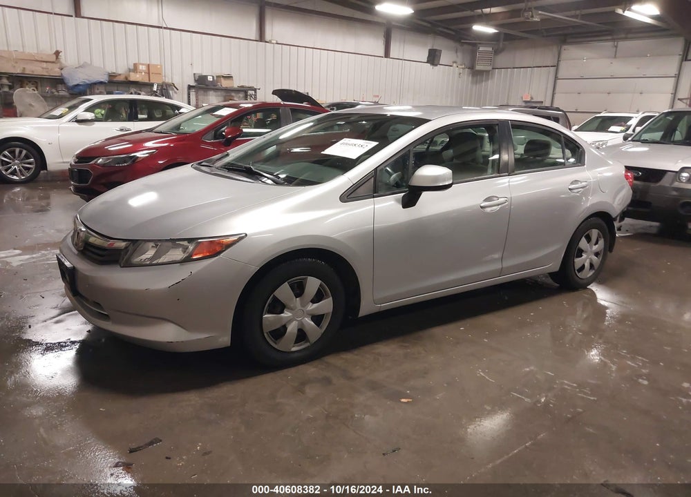 2012 HONDA CIVIC LX VIN: 2HGFB2F51CH331187