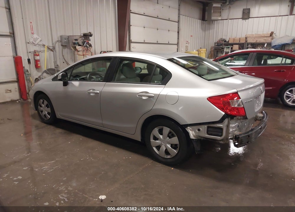 2012 HONDA CIVIC LX VIN: 2HGFB2F51CH331187