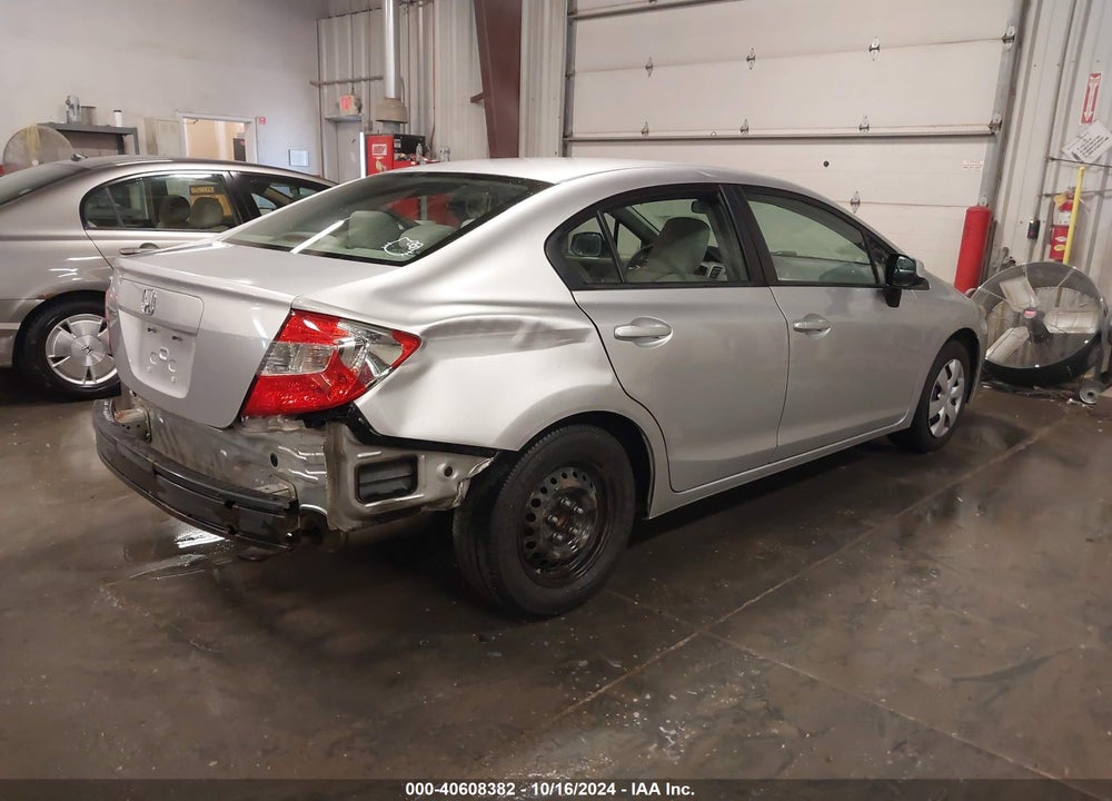 2012 HONDA CIVIC LX VIN: 2HGFB2F51CH331187