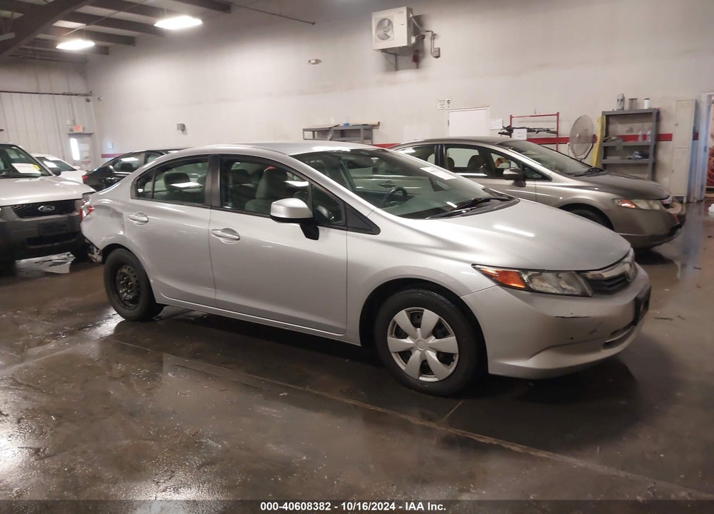 2012 HONDA CIVIC LX VIN: 2HGFB2F51CH331187