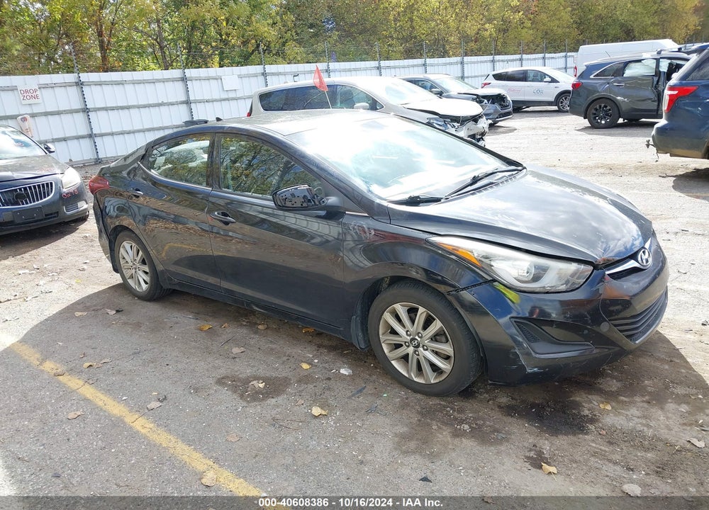 2015 HYUNDAI ELANTRA SE VIN: KMHDH4AE9FU381078