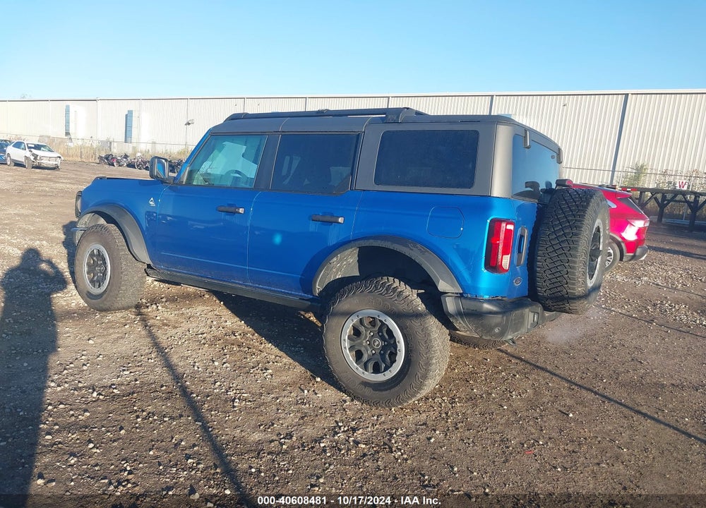 2022 FORD BRONCO BLACK DIAMOND VIN: 1FMEE5DP3NLB85464