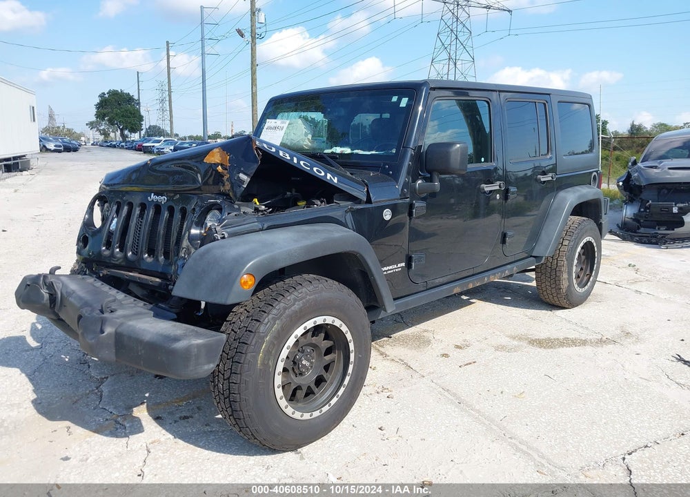2016 ANGLER JEEP WR UNLIMITED RUBICON VIN: 1C4BJWFG8GL283611