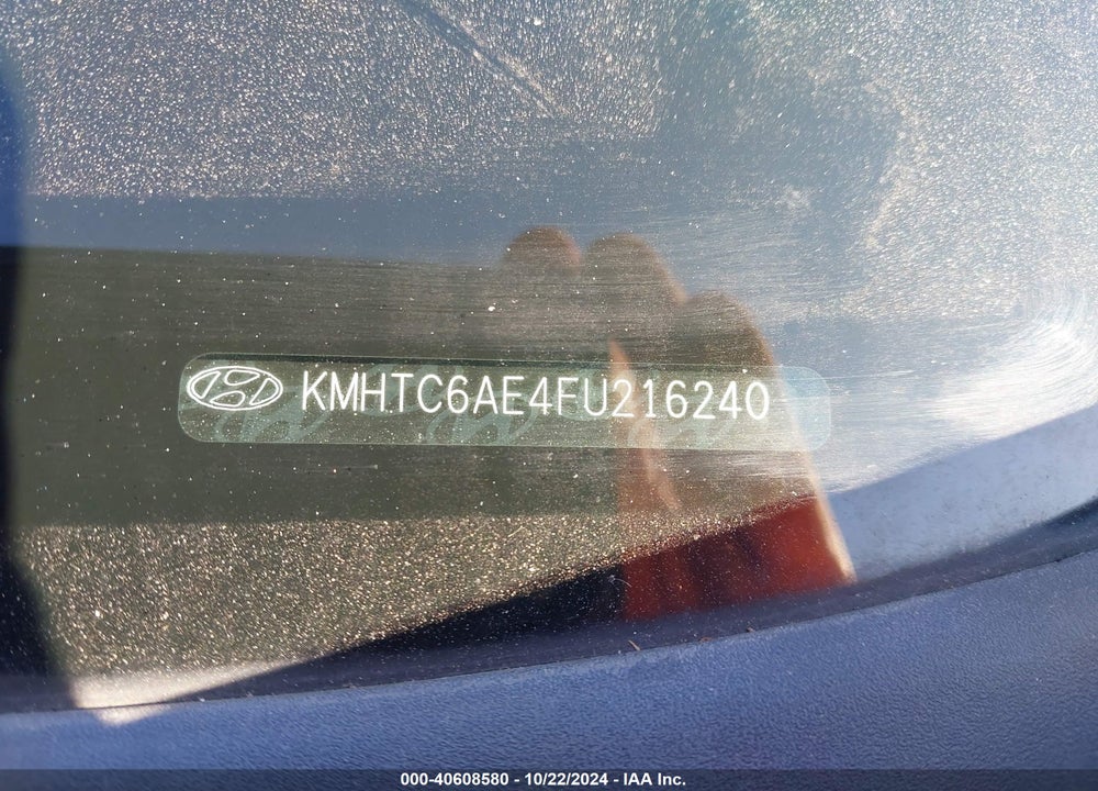 2015 HYUNDAI VELOSTER TURBO VIN: KMHTC6AE4FU216240