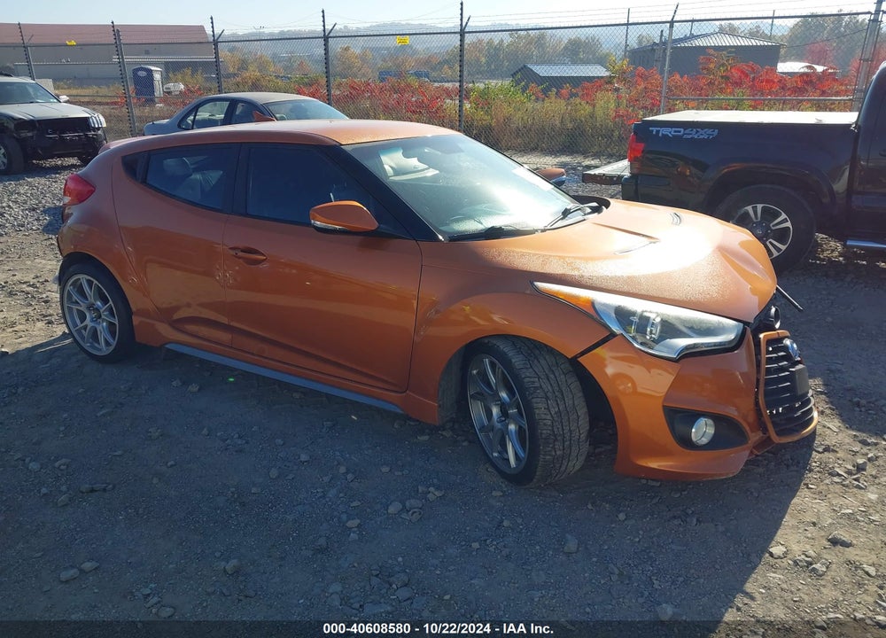 2015 HYUNDAI VELOSTER TURBO VIN: KMHTC6AE4FU216240