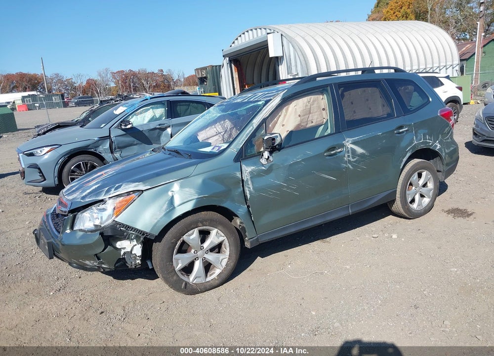 2015 SUBARU FORESTER 2.5I PREMIUM VIN: JF2SJADC2FH589189