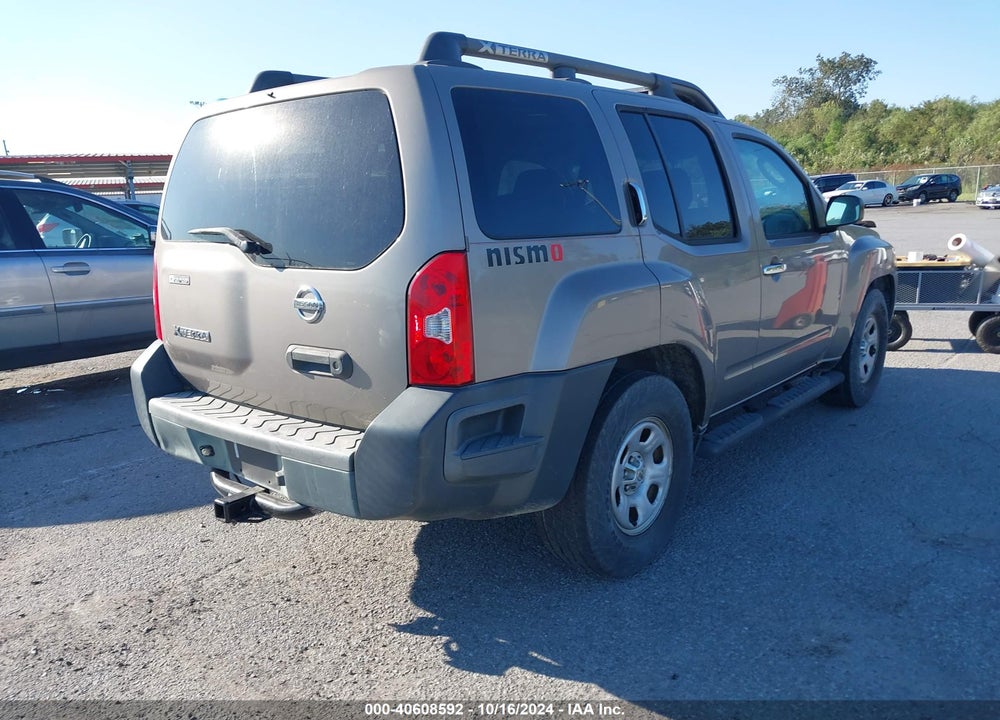 2008 NISSAN XTERRA X VIN: 5N1AN08U78C537273