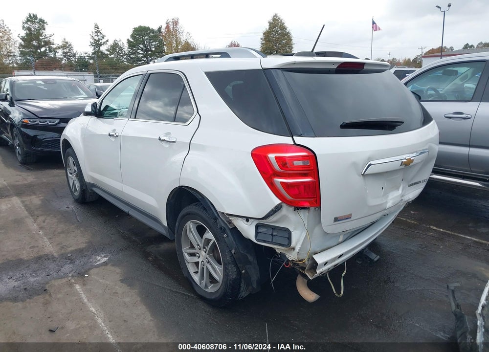 2016 CHEVROLET EQUINOX LTZ VIN: 2GNALDEK6G6219535