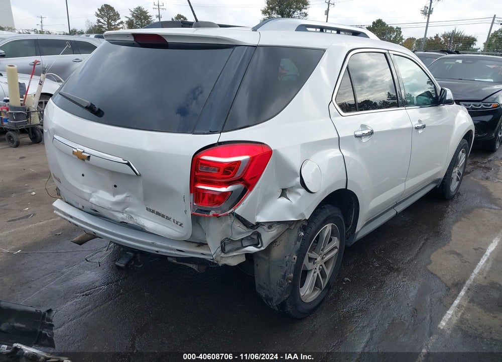 2016 CHEVROLET EQUINOX LTZ VIN: 2GNALDEK6G6219535