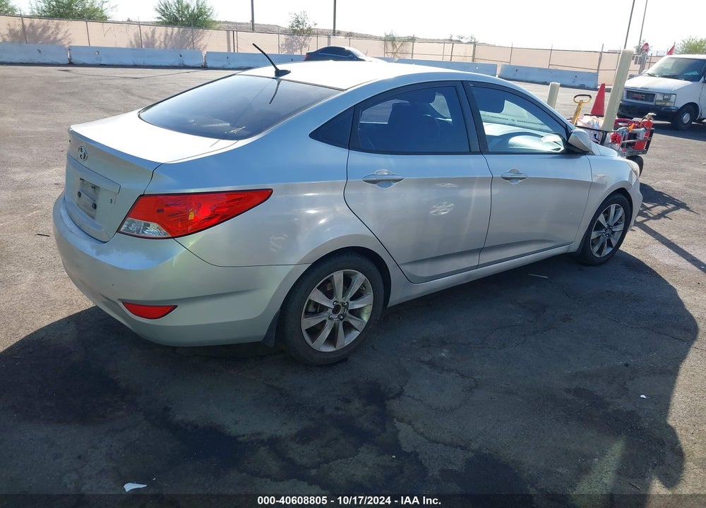 2013 HYUNDAI ACCENT GLS VIN: KMHCU4AEXDU433581