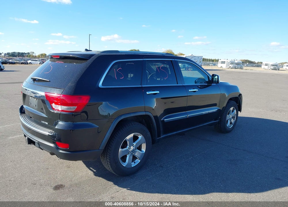 2011 JEEP GRAND CHEROKEE LIMITED VIN: 1J4RR5GG3BC554738