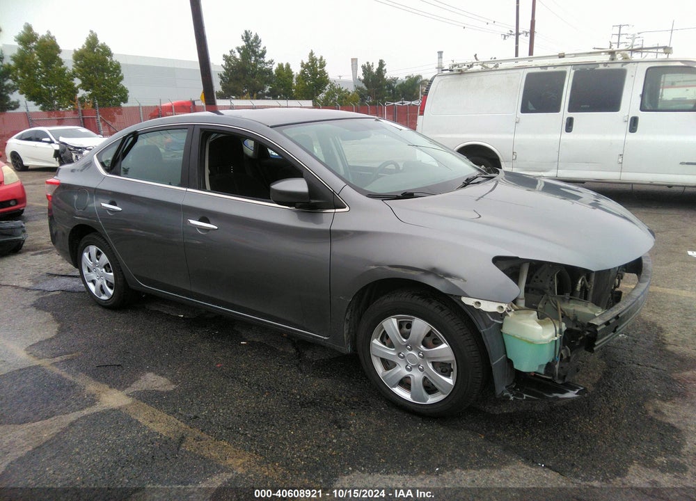 2015 NISSAN SENTRA S VIN: 3N1AB7AP8FY322938
