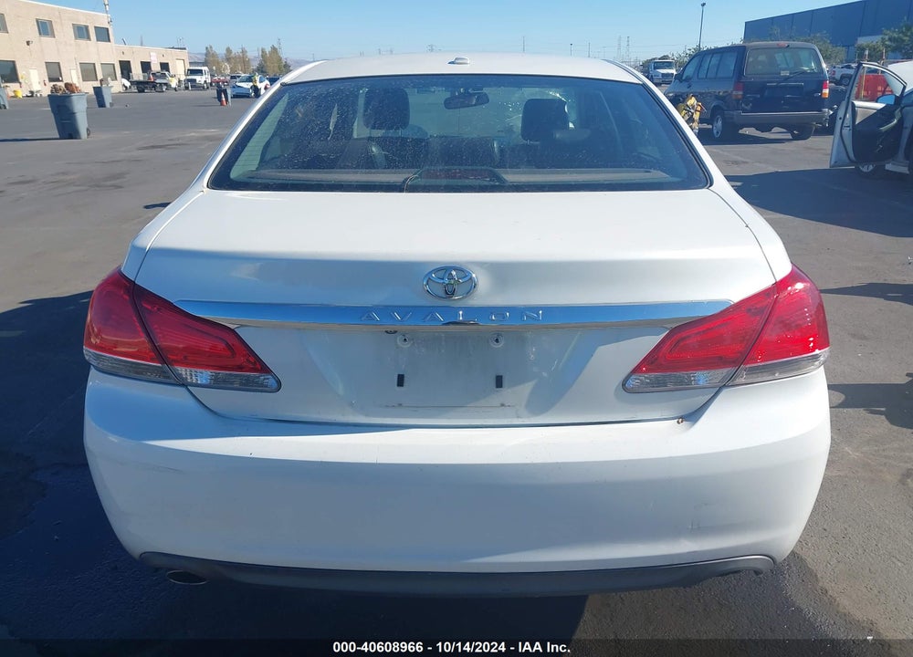 2011 TOYOTA AVALON LIMITED VIN: 4T1BK3DB0BU399192