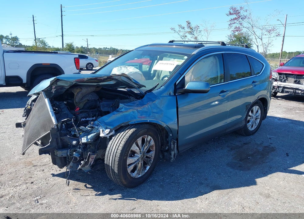 2013 HONDA CR-V EX-L VIN: 5J6RM3H75DL042886