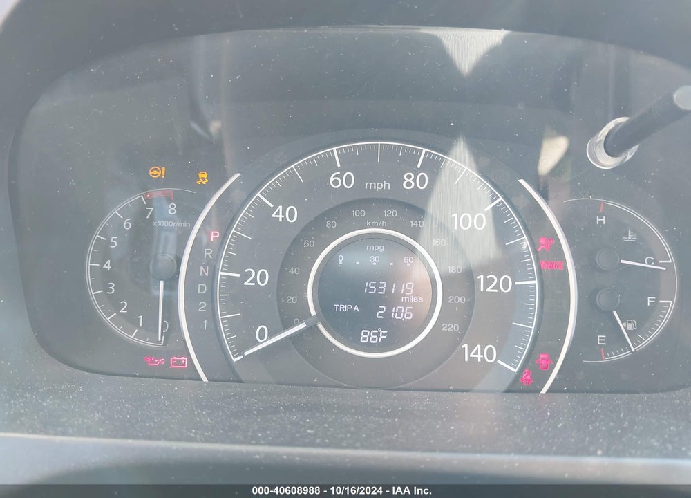 2013 HONDA CR-V EX-L VIN: 5J6RM3H75DL042886