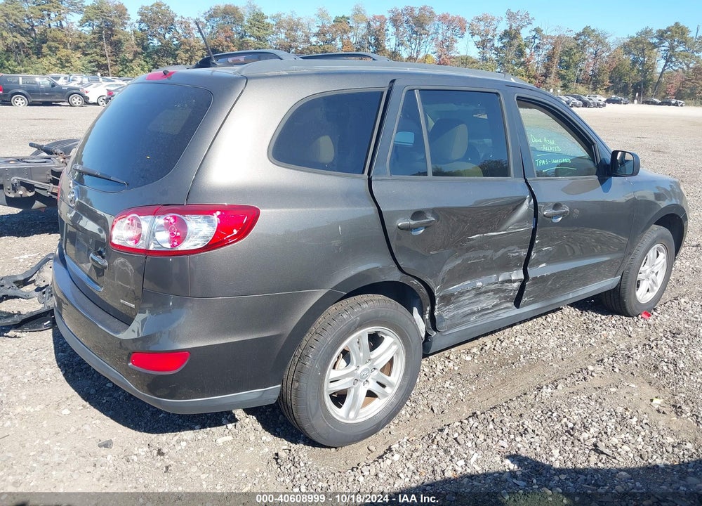 2012 HYUNDAI SANTA FE GLS VIN: 5XYZGDAB0CG146276