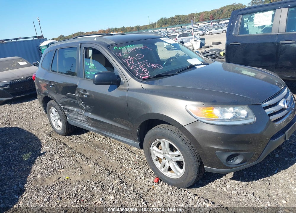 2012 HYUNDAI SANTA FE GLS VIN: 5XYZGDAB0CG146276