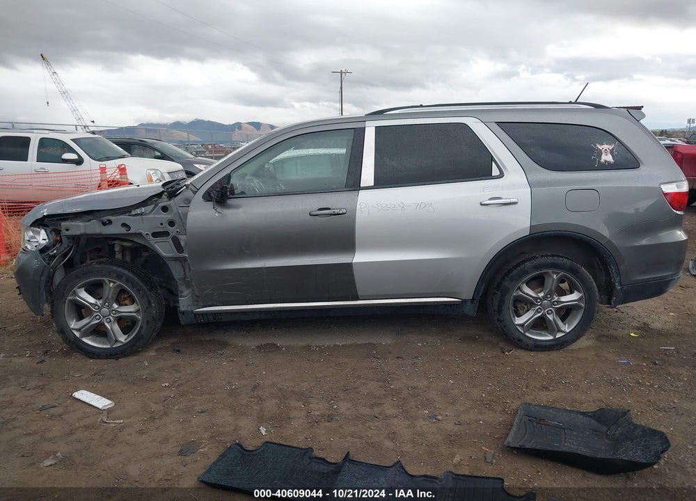 2012 DODGE DURANGO CREW VIN: 1C4RDJDG5CC126897