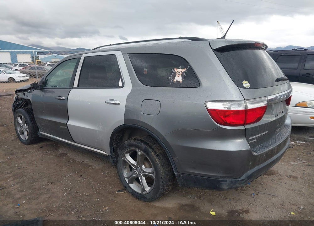 2012 DODGE DURANGO CREW VIN: 1C4RDJDG5CC126897
