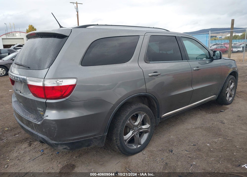 2012 DODGE DURANGO CREW VIN: 1C4RDJDG5CC126897