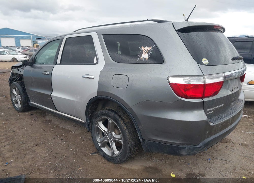 2012 DODGE DURANGO CREW VIN: 1C4RDJDG5CC126897