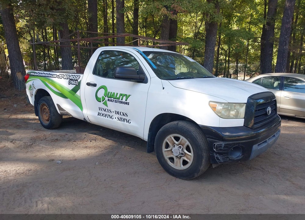 2007 TOYOTA TUNDRA BASE V6 VIN: 5TFLU52137X001813