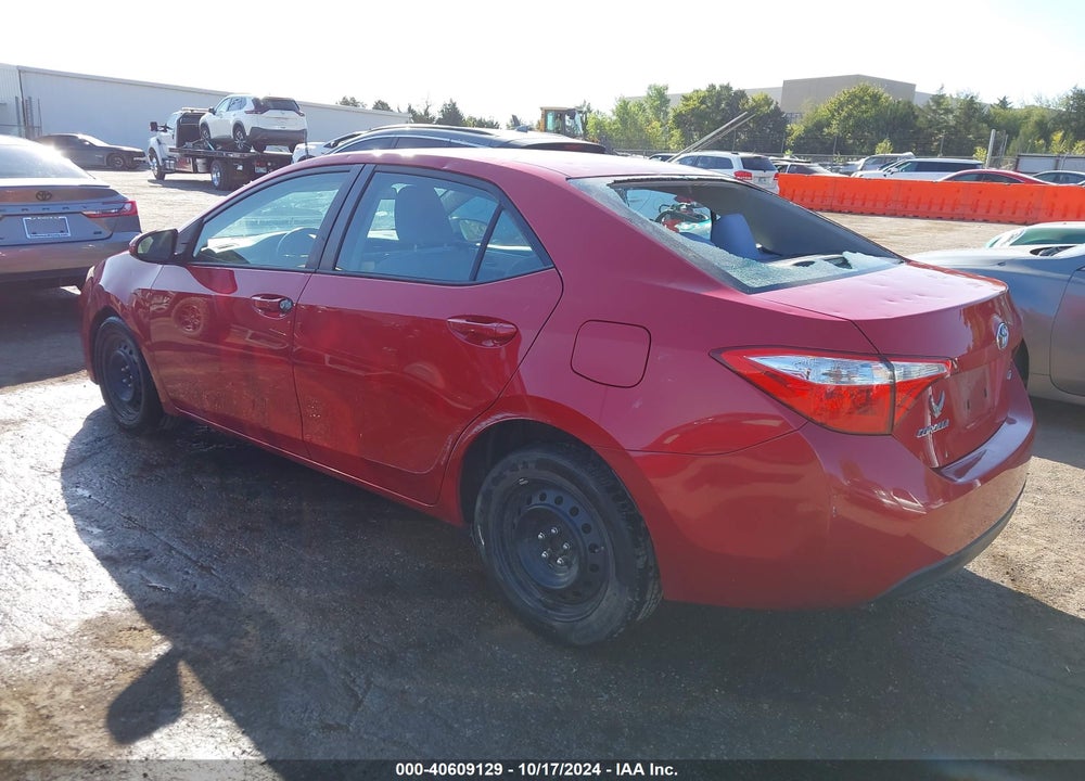 2016 TOYOTA COROLLA LE VIN: 2T1BURHE7GC607613