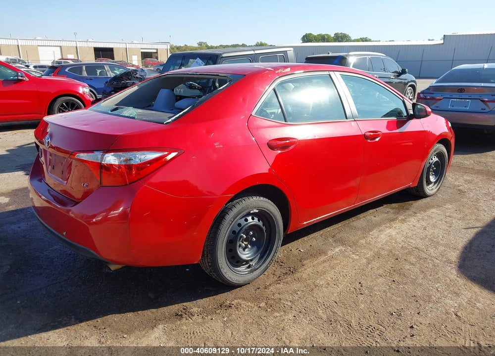 2016 TOYOTA COROLLA LE VIN: 2T1BURHE7GC607613
