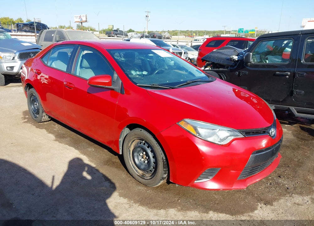 2016 TOYOTA COROLLA LE VIN: 2T1BURHE7GC607613