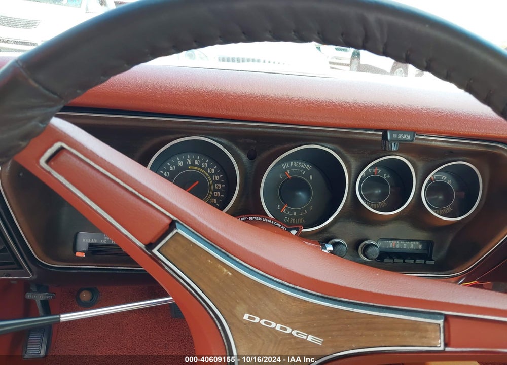 1972 DODGE CHARGER VIN: WH23G2A104553