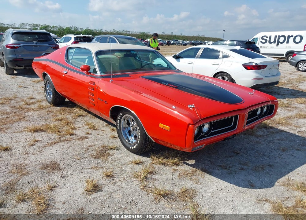 1972 DODGE CHARGER VIN: WH23G2A104553