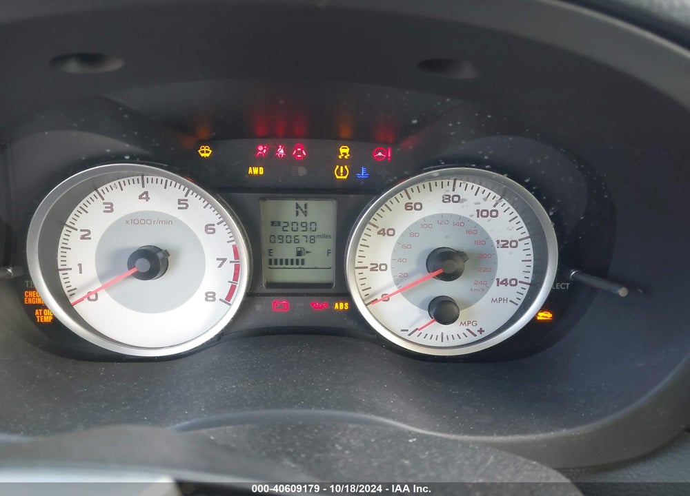 2014 SUBARU IMPREZA 2.0I VIN: JF1GJAA69EH003711