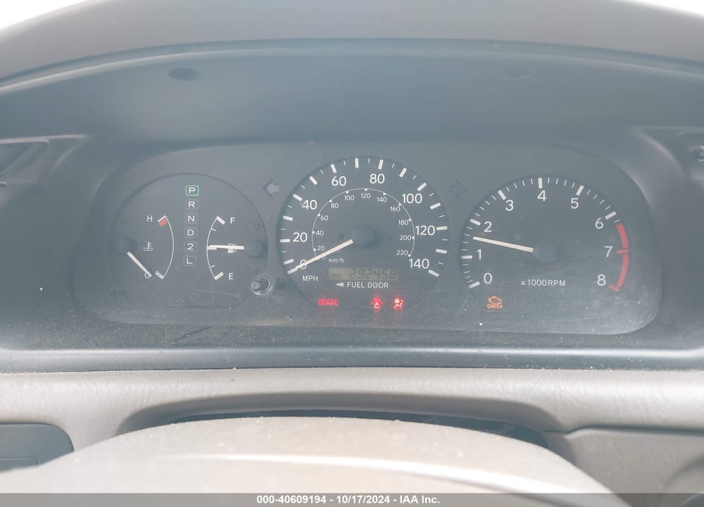 2001 TOYOTA CAMRY LE V6 VIN: JT2BF22KX10307073