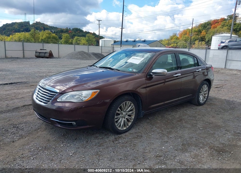 2012 CHRYSLER 200 LIMITED VIN: 1C3CCBCB4CN221951