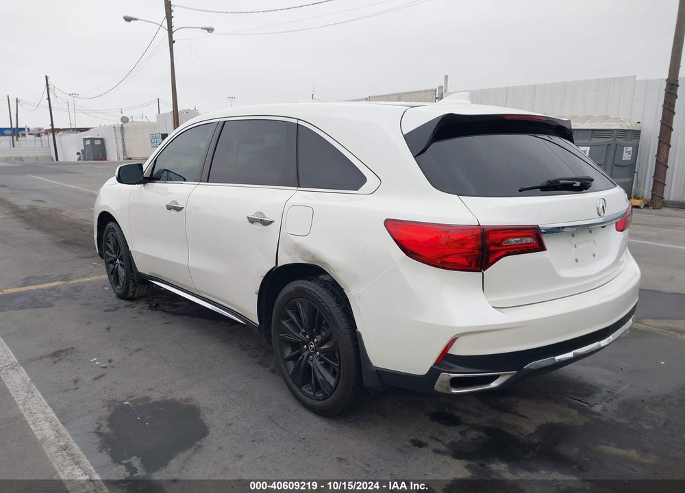 2017 ACURA MDX TECHNOLOGY PACKAGE VIN: 5FRYD3H54HB006517