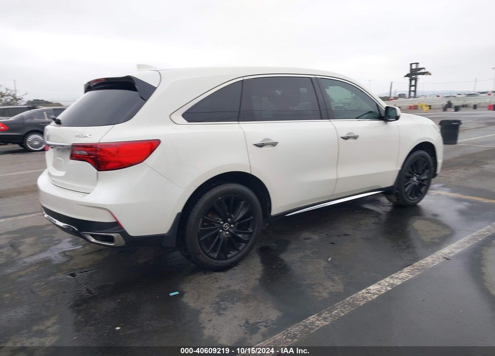 2017 ACURA MDX TECHNOLOGY PACKAGE VIN: 5FRYD3H54HB006517