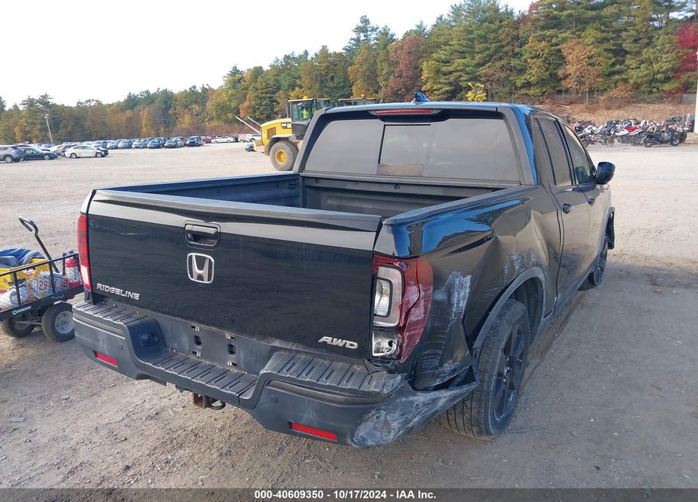 2017 HONDA RIDGELINE BLACK EDITION VIN: 5FPYK3F87HB011769