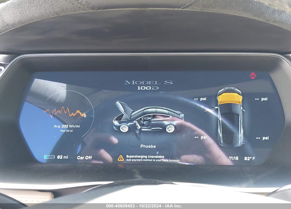 2017 TESLA MODEL S 100D/60D/75D/90D/P100D VIN: 5YJSA1E26HF197310