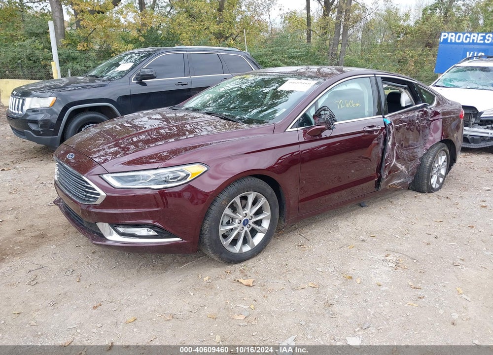 2017 FORD FUSION SE VIN: 3FA6P0HD8HR241173