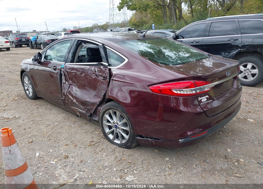 2017 FORD FUSION SE VIN: 3FA6P0HD8HR241173