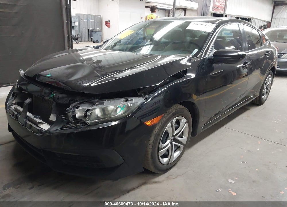 2016 HONDA CIVIC LX VIN: 19XFC2F5XGE066377