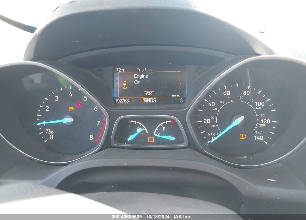 2017 FORD ESCAPE S VIN: 1FMCU0F7XHUD20142