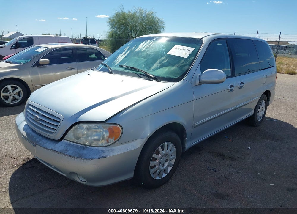 2002 KIA SEDONA EX/LX VIN: KNDUP131726099438