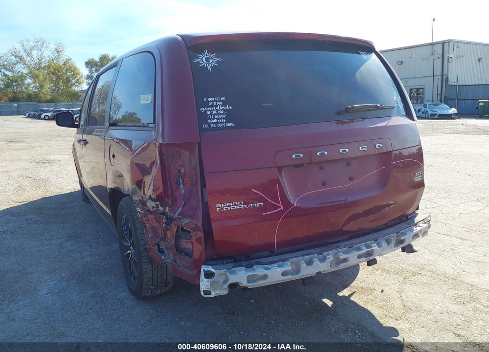 2019 DODGE GRAND CARAVAN GT VIN: 2C4RDGEG0KR640910