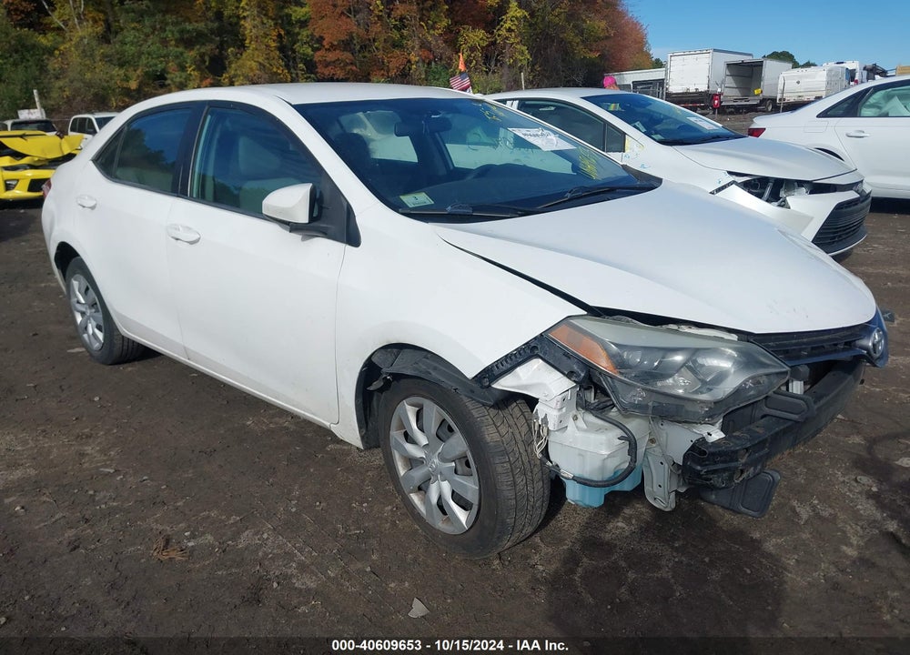 2015 TOYOTA COROLLA LE VIN: 2T1BURHEXFC474540