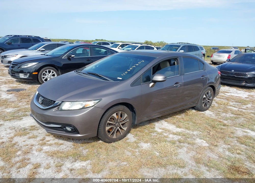 2013 HONDA CIVIC EX-L VIN: 19XFB2F92DE090951